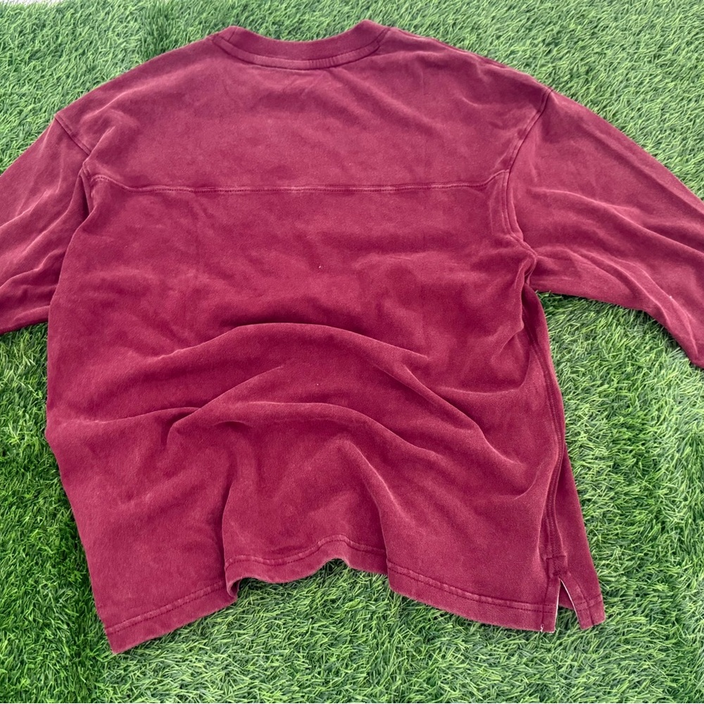 American Eagle Outfitters Maroon Long Sleeve Tee